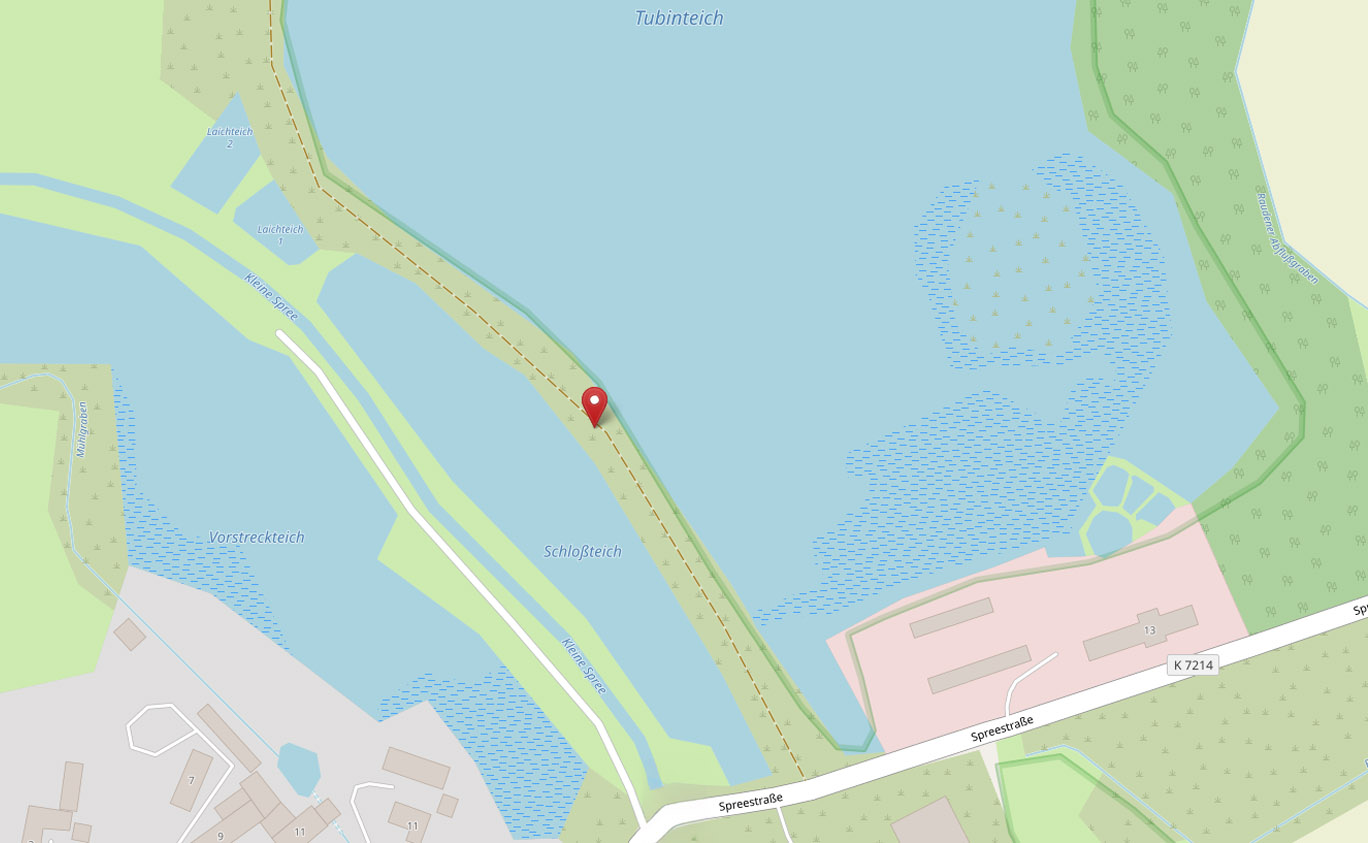 Der Angelteich der Teichwirtschaft Lippitsch